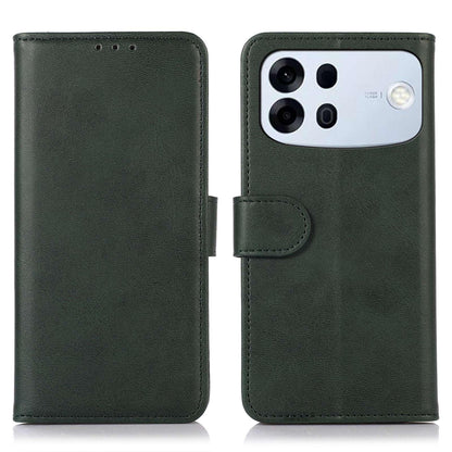 For OPPO A7 Pro Max 5G Cow Texture Flip Leather Phone Case(Green)