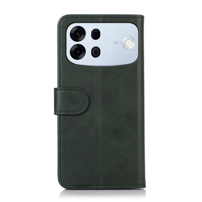 For OPPO A7 Pro Max 5G Cow Texture Flip Leather Phone Case(Green)