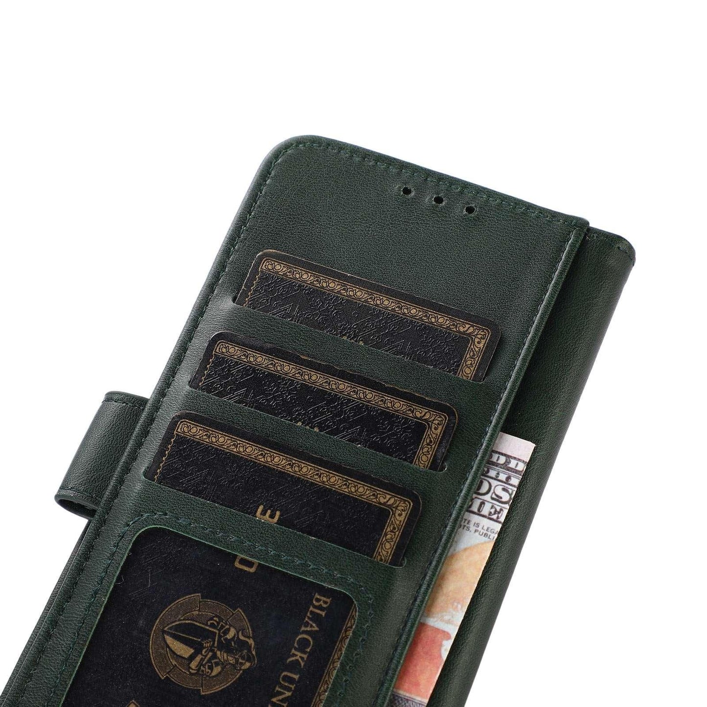 For OPPO A7 Pro Max 5G Cow Texture Flip Leather Phone Case(Green)