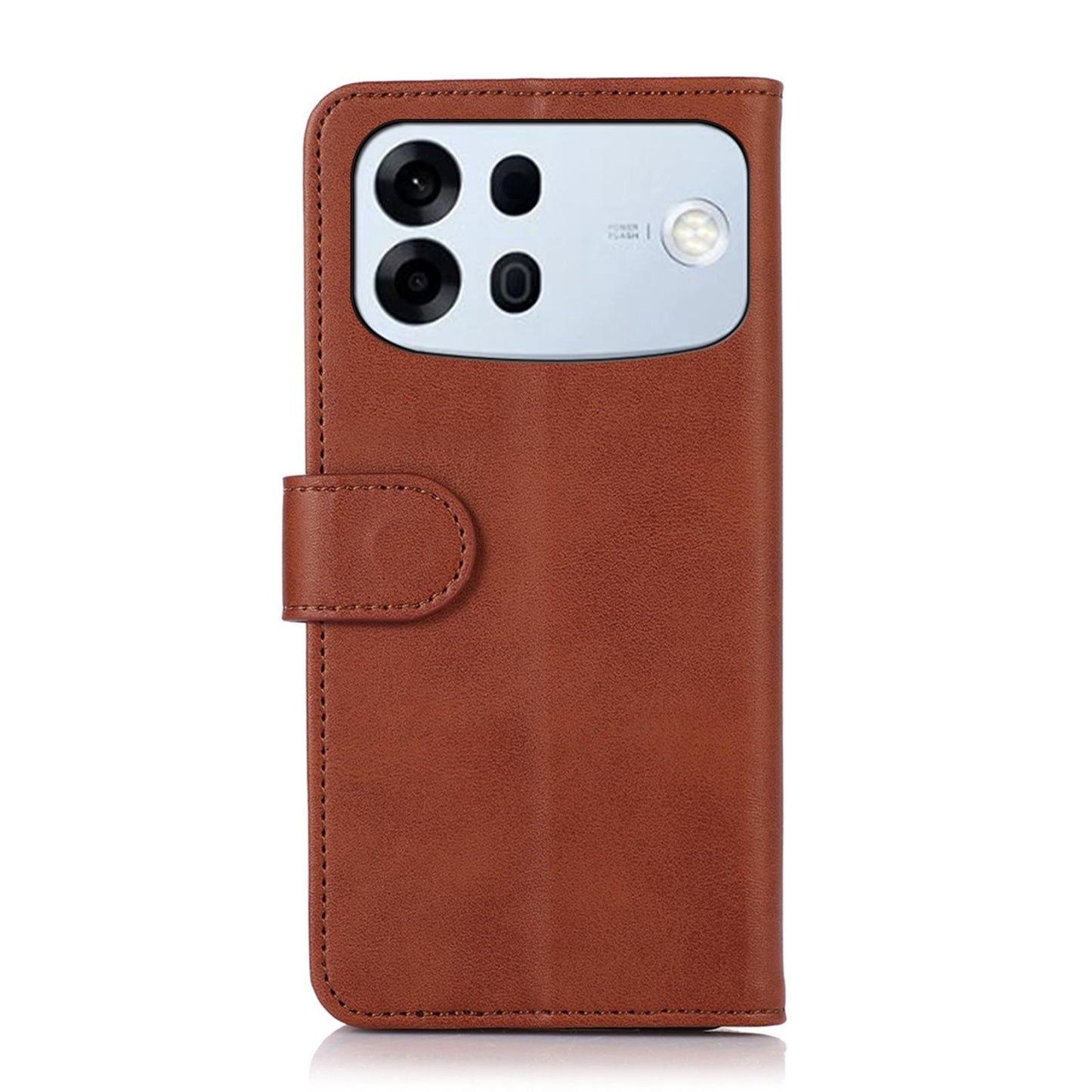 For OPPO A7 Pro Max 5G Cow Texture Flip Leather Phone Case(Brown)