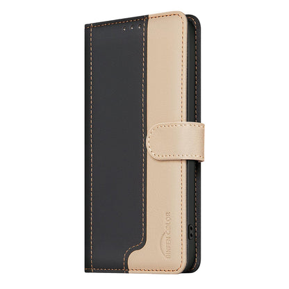 For Redmi K90 Pro Max/Poco F8 Ultra Color Matching RFID Anti-theft Leather Phone Case(Black)