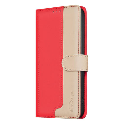 For Redmi K90 Pro Max/Poco F8 Ultra Color Matching RFID Anti-theft Leather Phone Case(Red)