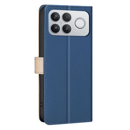 For Redmi K90 Pro Max/Poco F8 Ultra Color Matching RFID Anti-theft Leather Phone Case(Blue)