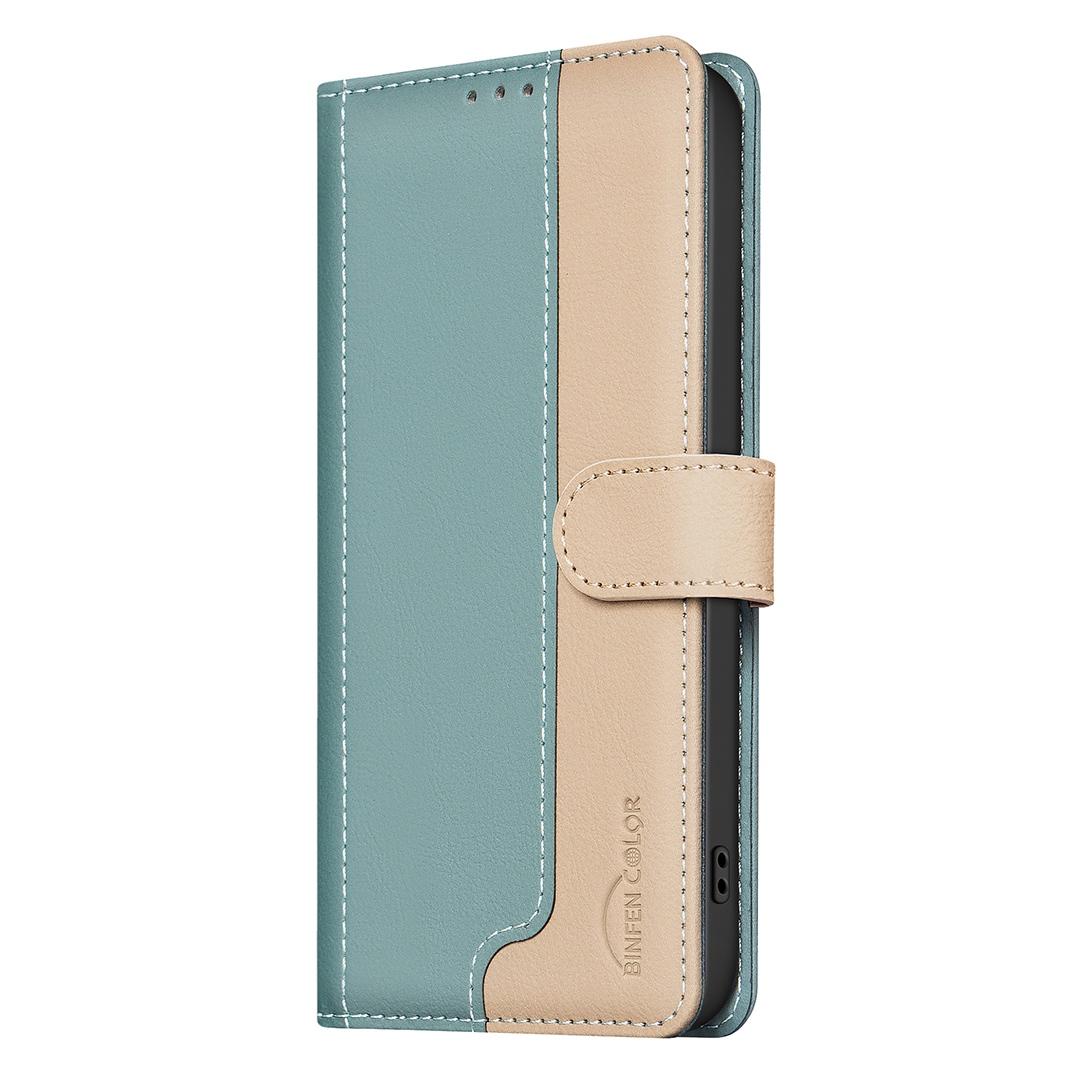 For Redmi Note 17 Pro 5G Global 163mm Color Matching RFID Anti-theft Leather Phone Case(Green)