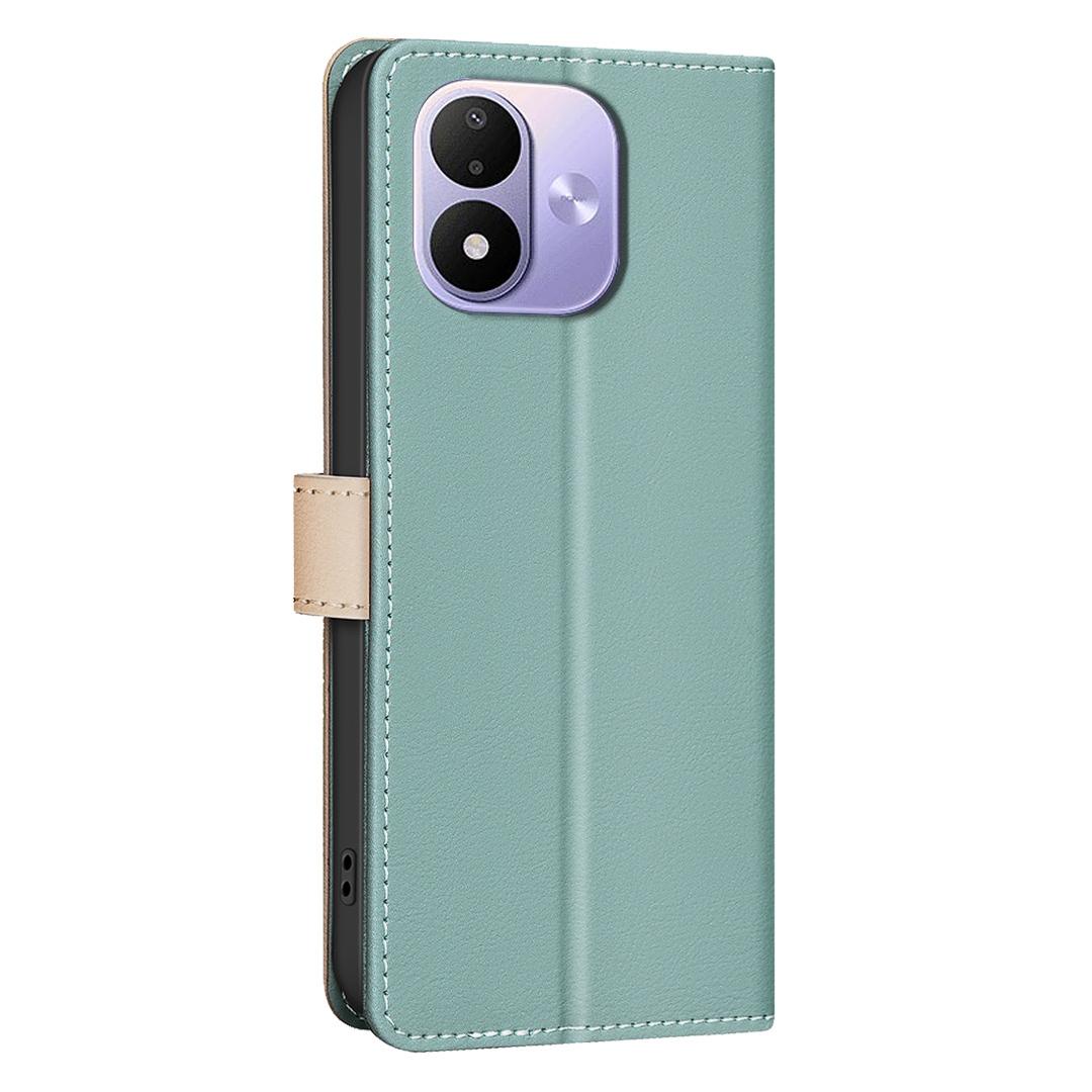 For Redmi Note 17 Pro 5G Global 163mm Color Matching RFID Anti-theft Leather Phone Case(Green)