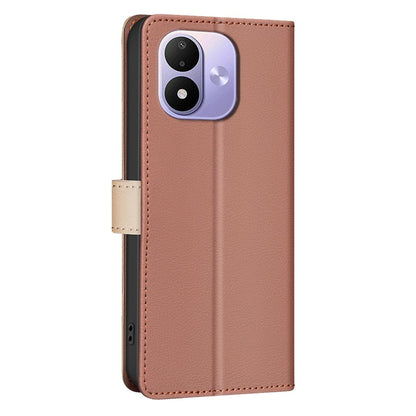 For Redmi Note 17 Pro 5G Global 163mm Color Matching RFID Anti-theft Leather Phone Case(Brown)