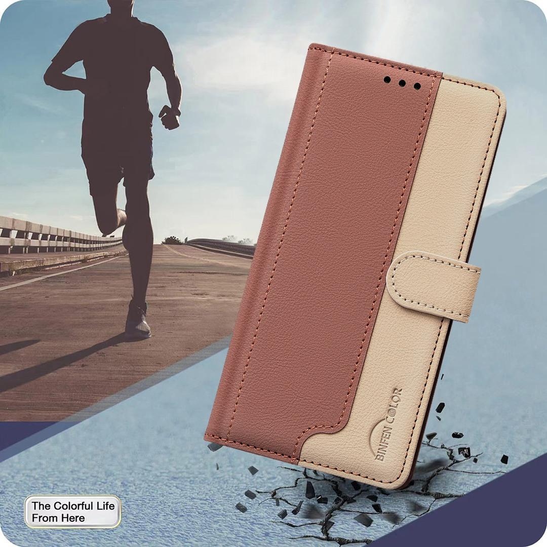 For Redmi Note 17 Pro 5G Global 163mm Color Matching RFID Anti-theft Leather Phone Case(Brown)