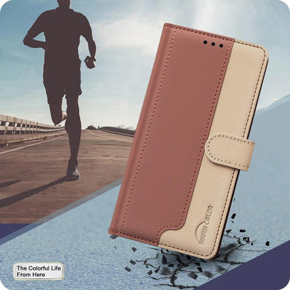 For Redmi Note 17 Pro 5G Global 163mm Color Matching RFID Anti-theft Leather Phone Case(Brown)