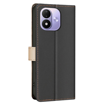 For Redmi Note 17 Pro 5G Global 163mm Color Matching RFID Anti-theft Leather Phone Case(Black)