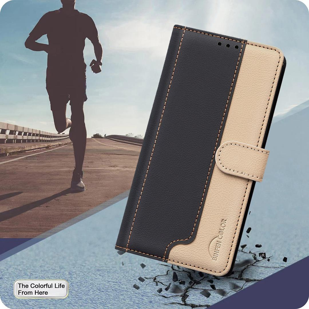 For Redmi Note 17 Pro 5G Global 163mm Color Matching RFID Anti-theft Leather Phone Case(Black)