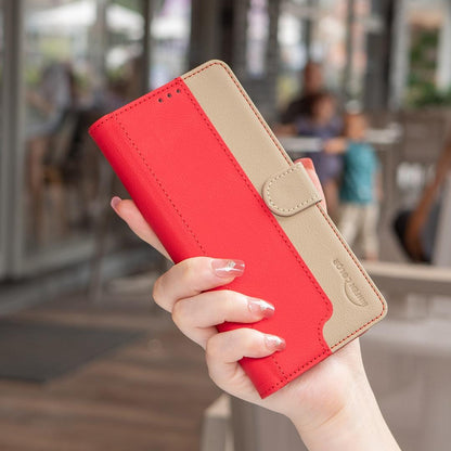 For Redmi Note 17 Pro 5G Global 163mm Color Matching RFID Anti-theft Leather Phone Case(Red)
