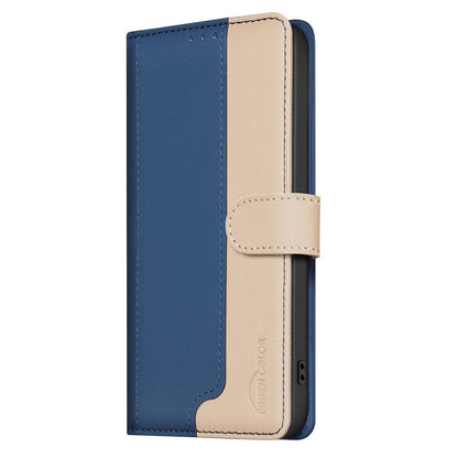 For Redmi Note 17 Pro 5G Global 163mm Color Matching RFID Anti-theft Leather Phone Case(Blue)