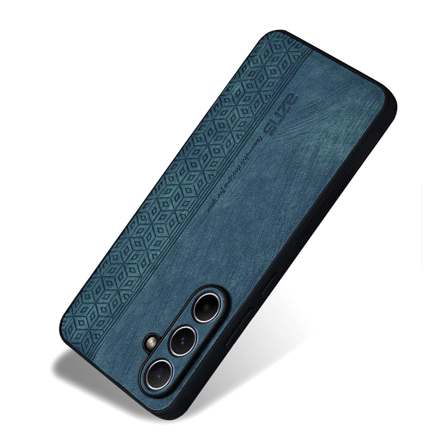 For Galaxy S26 FE 5G AZNS 3D Embossed Skin Feel Phone Case(Dark Green)