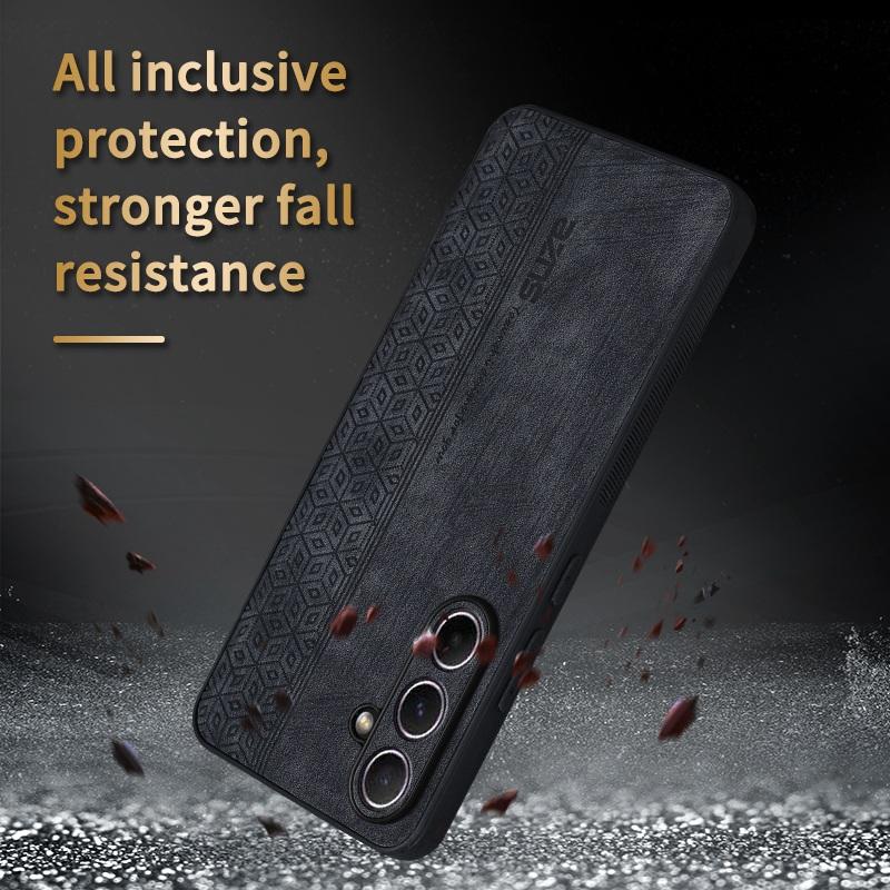 For Galaxy S26 FE 5G AZNS 3D Embossed Skin Feel Phone Case(Sapphire Blue)