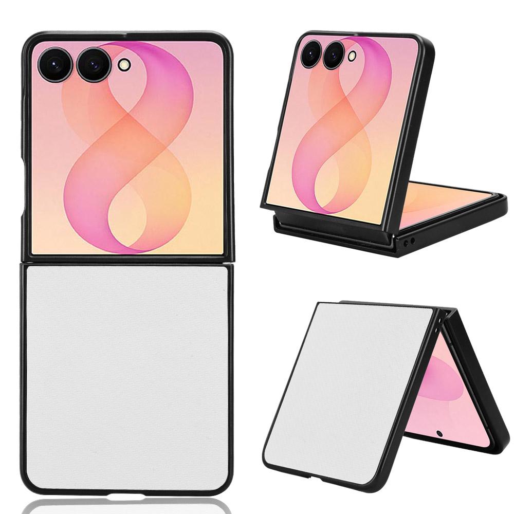 For Galaxy Z Flip8 5G PU Leather PC Phone Case(White)