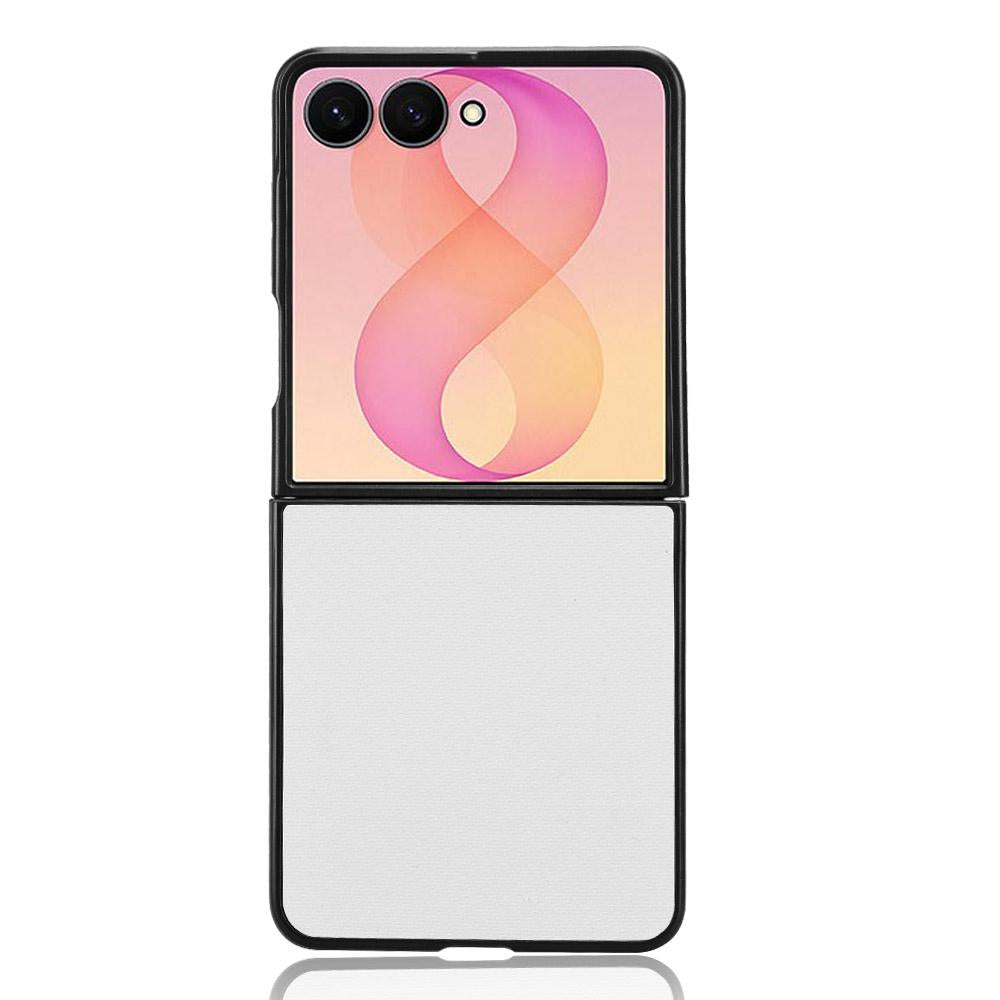 For Galaxy Z Flip8 5G PU Leather PC Phone Case(White)