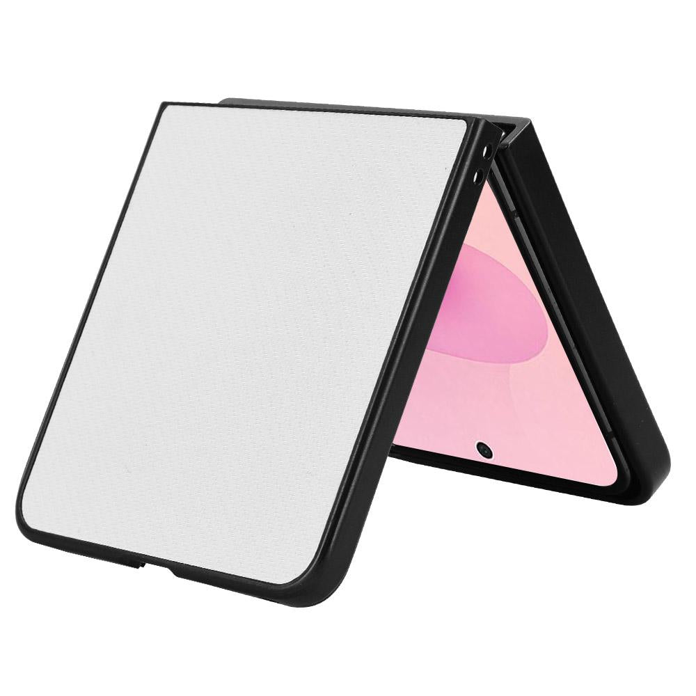 For Galaxy Z Flip8 5G PU Leather PC Phone Case(White)