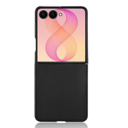 For Galaxy Z Flip8 5G PU Leather PC Phone Case(Black)