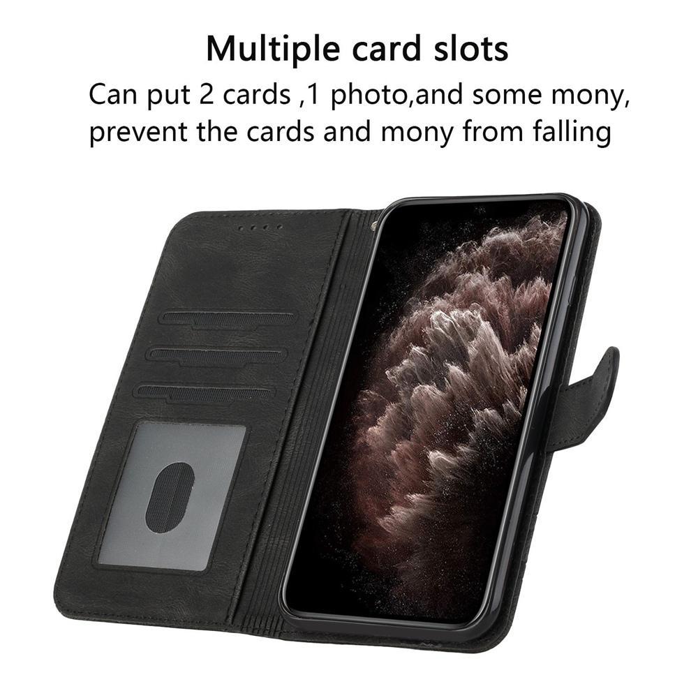 For Redmi K90 Pro Max / Poco F8 Ultra Cubic Skin Feel Flip Leather Phone Case(Black)