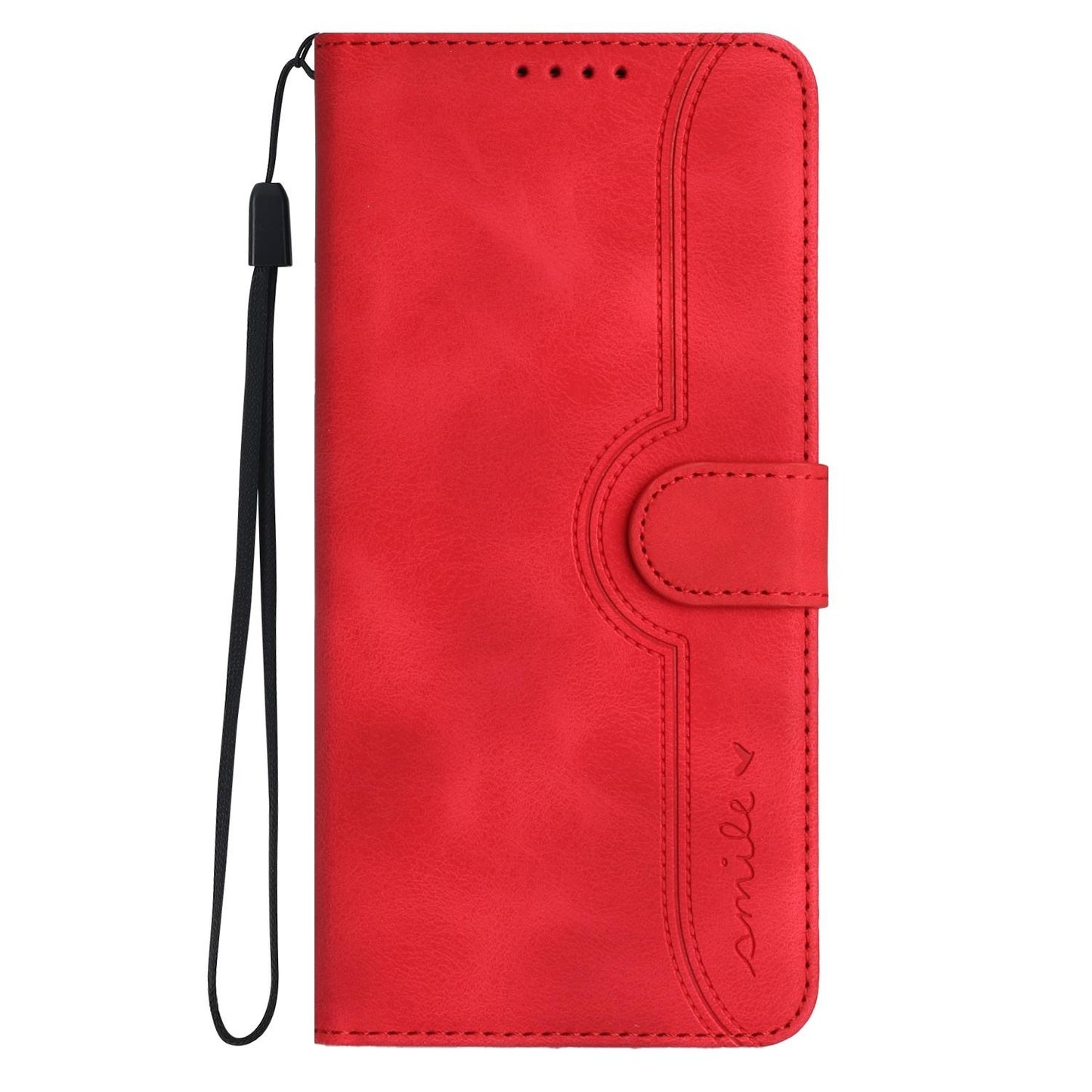 For Redmi K90 Pro Max / Poco F8 Ultra Heart Pattern Skin Feel Leather Phone Case(Red)