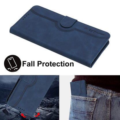 For Redmi K90 Pro Max / Poco F8 Ultra Heart Pattern Skin Feel Leather Phone Case(Royal Blue)