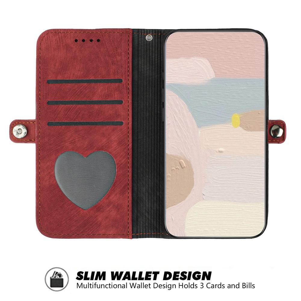 For Redmi K90 Pro Max / Poco F8 Ultra Side Buckle Double Fold Hand Strap Leather Phone Case(Red)