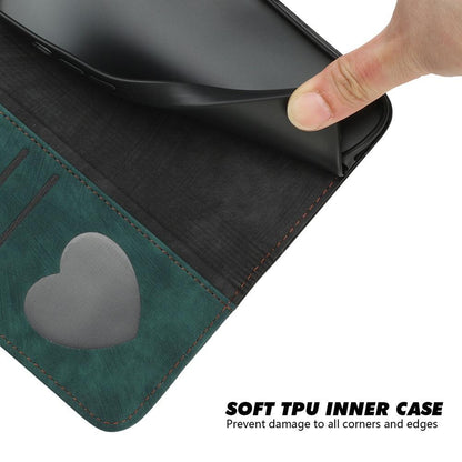 For Redmi K90 Pro Max / Poco F8 Ultra Side Buckle Double Fold Hand Strap Leather Phone Case(Dark Green)