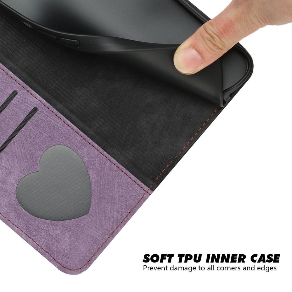 For Redmi K90 Pro Max / Poco F8 Ultra Side Buckle Double Fold Hand Strap Leather Phone Case(Purple)