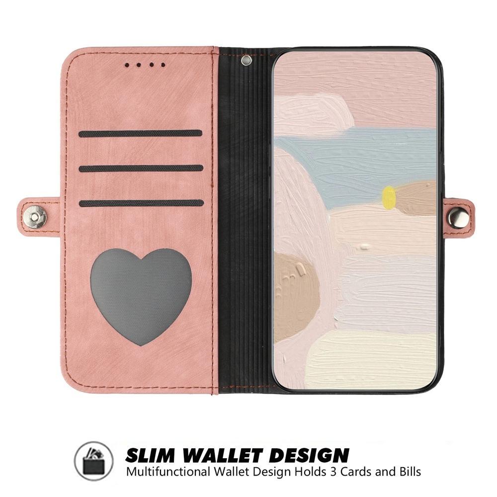 For Redmi K90 Pro Max / Poco F8 Ultra Side Buckle Double Fold Hand Strap Leather Phone Case(Pink)