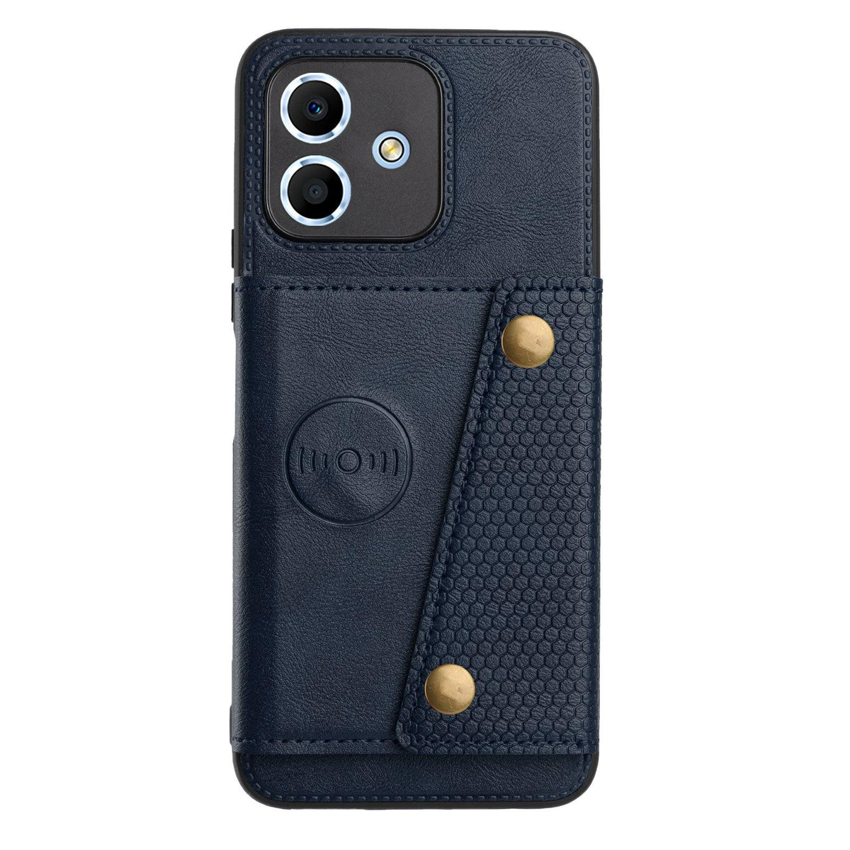 For Redmi Note 17 4G / 5G Global 169.7mm Double Buckle Card Slots Magnetic Phone Case - Blue - EDA006748521C
