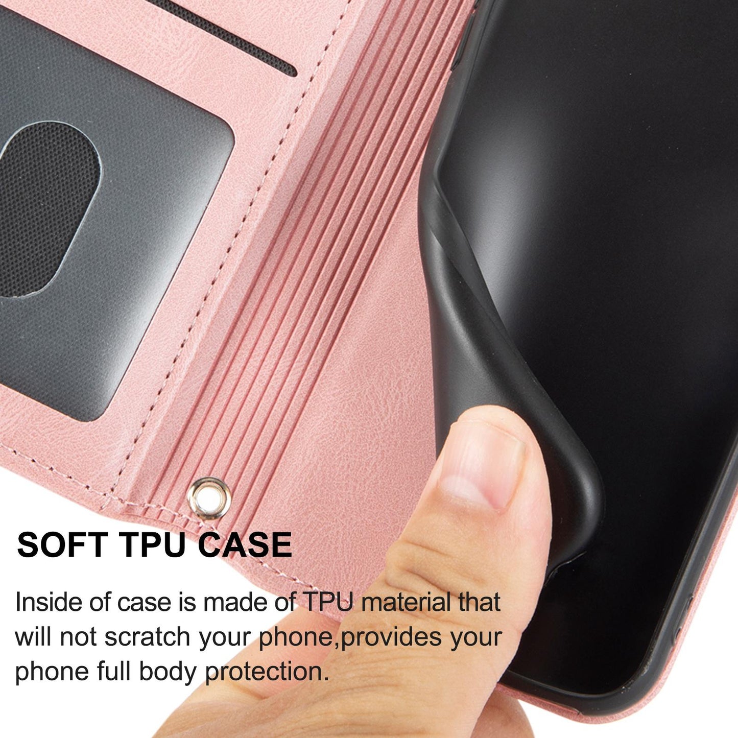 For Redmi K90 Pro Max / Poco F8 Ultra Embossed Stripes Skin Feel Leather Phone Case(Pink)