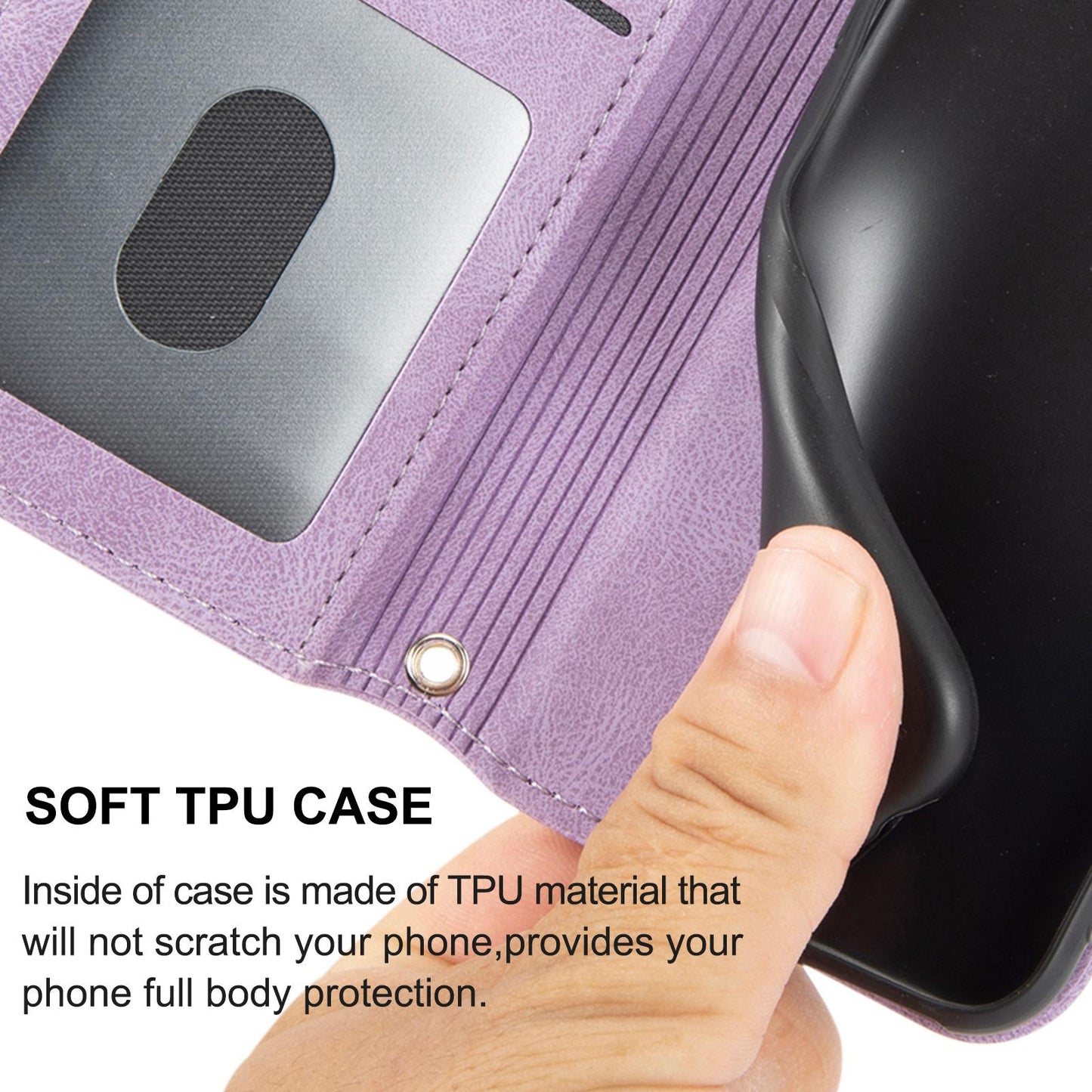 For Redmi K90 Pro Max / Poco F8 Ultra Embossed Stripes Skin Feel Leather Phone Case(Light Purple)