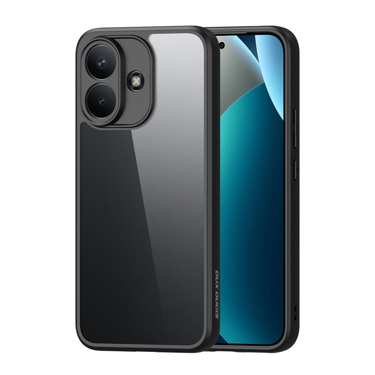 For Redmi Note 17 Pro 5G Global 163.5mm DUX DUCIS Aimo Series TPU + PC Frosted Feel Phone Case - Black - EDA006752726A