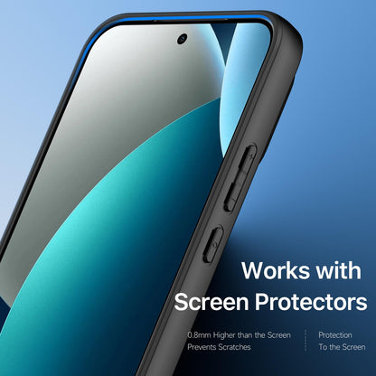 For Redmi Note 17 Pro 5G Global 163.5mm DUX DUCIS Aimo Series TPU + PC Frosted Feel Phone Case - Black - EDA006752726A