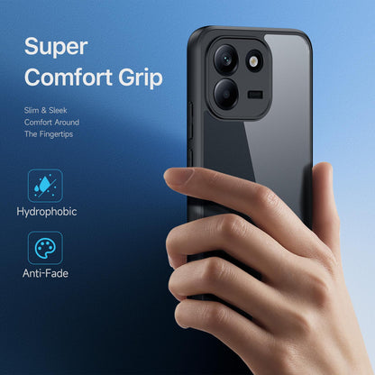 For Redmi Note 17 Pro+ 5G Global 163.4mm DUX DUCIS Aimo Series TPU + PC Frosted Feel Phone Case - Black - EDA006752727A