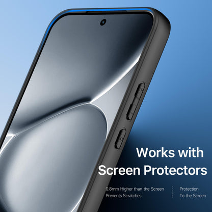 For Redmi Note 17 Pro+ 5G Global 163.4mm DUX DUCIS Aimo Series TPU + PC Frosted Feel Phone Case - Black - EDA006752727A