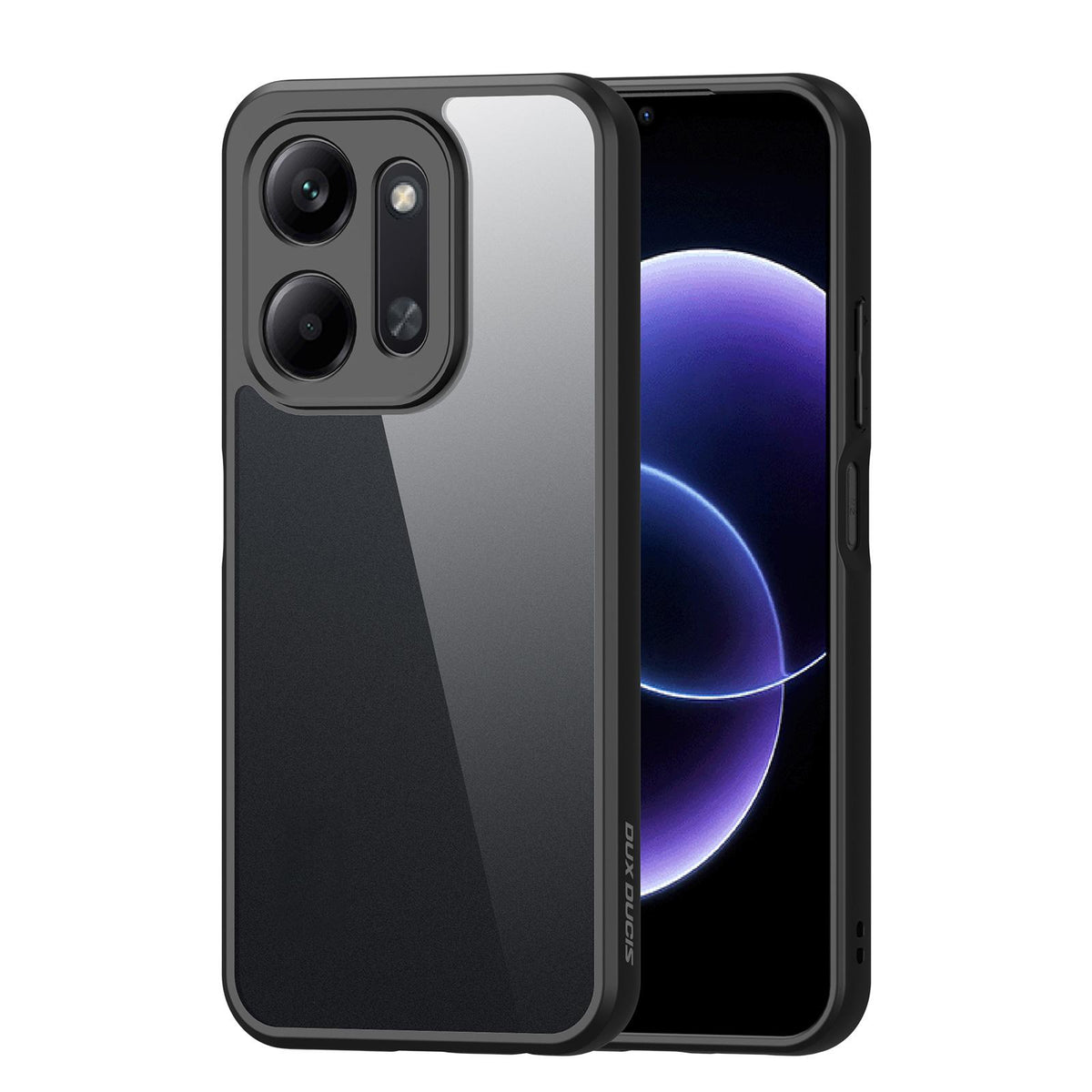 For Redmi 17C 4G DUX DUCIS Aimo Series TPU + PC Frosted Feel Phone Case - Black - EDA006752730A