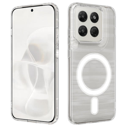 For Motorola Moto G Max 5G / G87 / G77 MagSafe Clear Acrylic PC Hybrid TPU Phone Case - Transparent - EDA006758132A