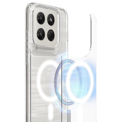 For Motorola Moto G Max 5G / G87 / G77 MagSafe Clear Acrylic PC Hybrid TPU Phone Case - Transparent - EDA006758132A