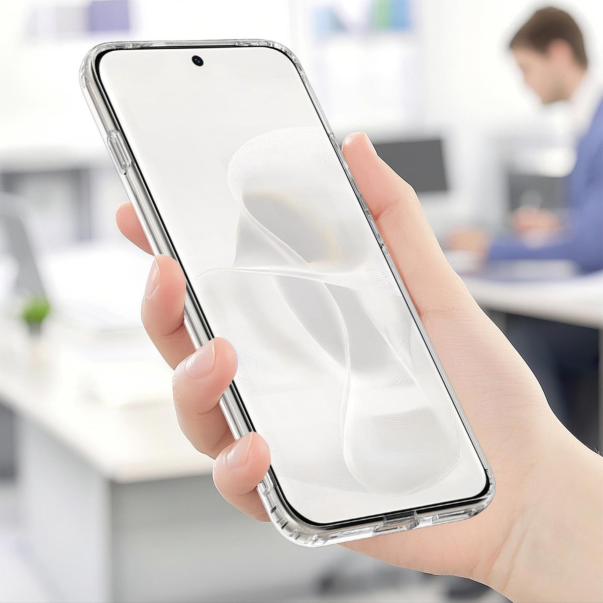 For Motorola Moto G Max 5G / G87 / G77 MagSafe Clear Acrylic PC Hybrid TPU Phone Case - Transparent - EDA006758132A