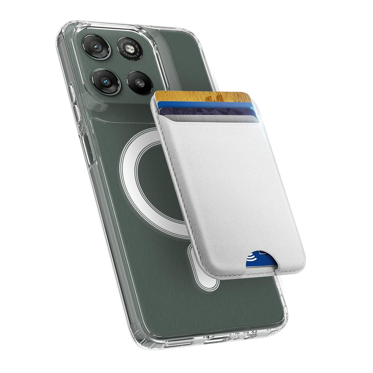 For Motorola Moto G86 5G / G100 Pro 5G MagSafe Clear Acrylic PC Hybrid TPU Phone Case - Transparent - EDA006758133A