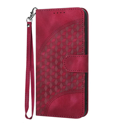 For Redmi K90 Pro Max / Poco F8 Ultra Elephant Head Embossed Phone Leather Case with Lanyard(Rose Red)
