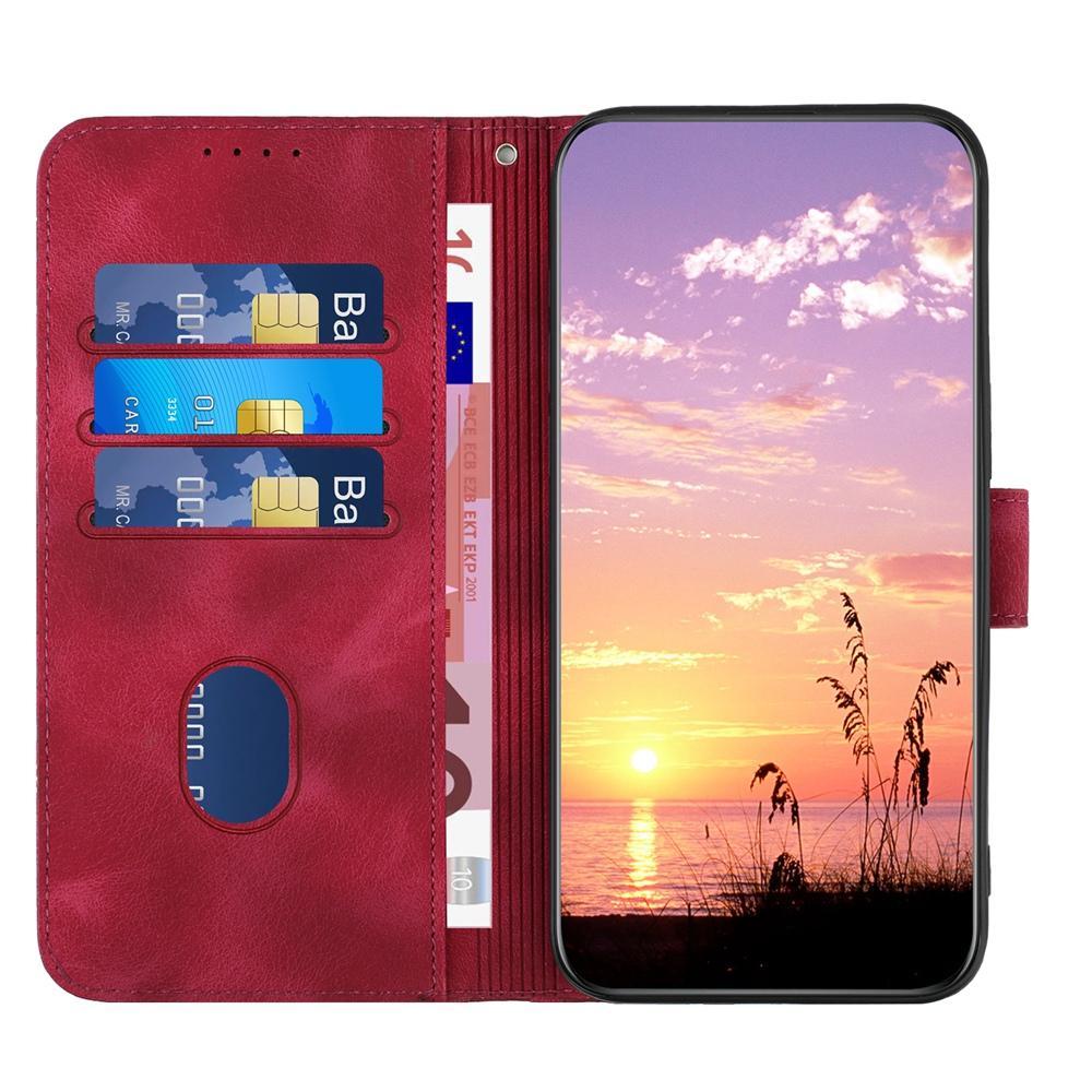 For Redmi K90 Pro Max / Poco F8 Ultra Elephant Head Embossed Phone Leather Case with Lanyard(Rose Red)