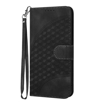 For Redmi K90 Pro Max / Poco F8 Ultra Elephant Head Embossed Phone Leather Case with Lanyard(Black)
