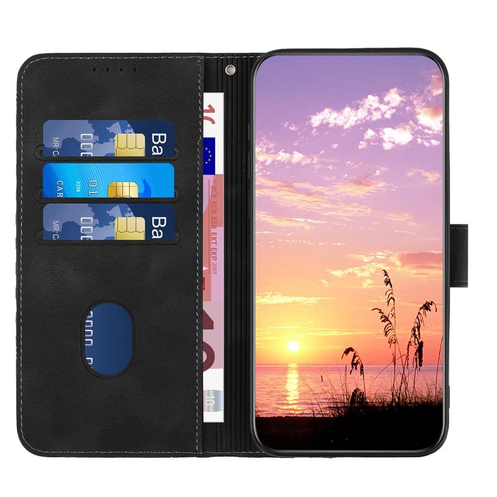 For Redmi K90 Pro Max / Poco F8 Ultra Elephant Head Embossed Phone Leather Case with Lanyard(Black)