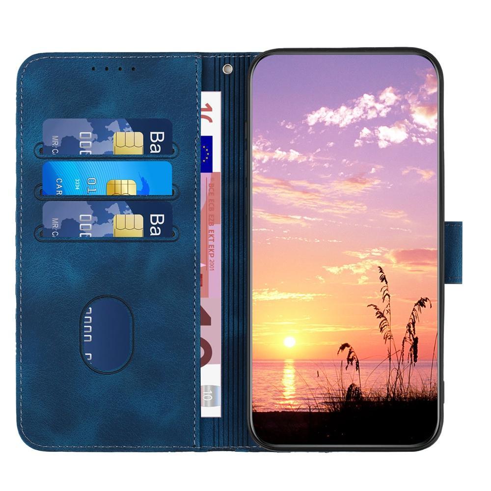 For Redmi K90 Pro Max / Poco F8 Ultra Elephant Head Embossed Phone Leather Case with Lanyard(Royal Blue)