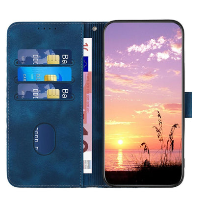 For Redmi K90 Pro Max / Poco F8 Ultra Elephant Head Embossed Phone Leather Case with Lanyard(Royal Blue)