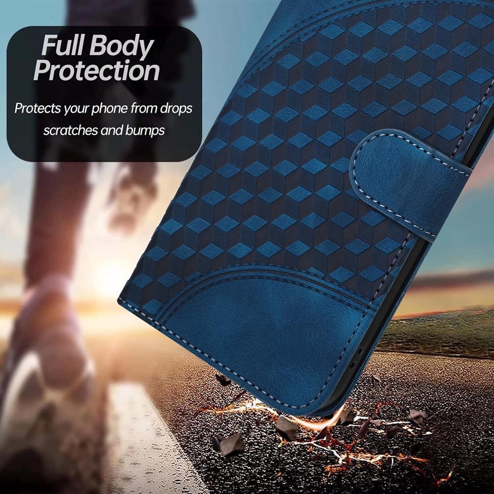 For Redmi K90 Pro Max / Poco F8 Ultra Elephant Head Embossed Phone Leather Case with Lanyard(Royal Blue)