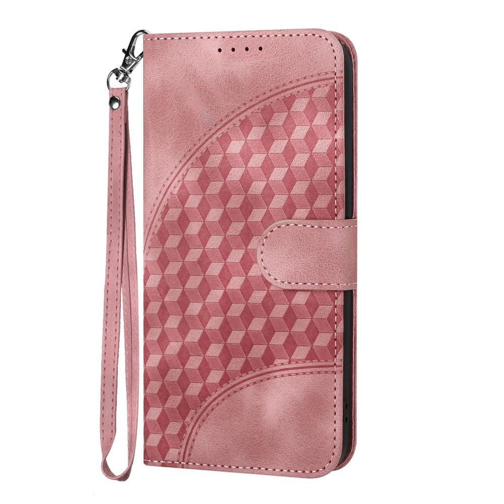 For Redmi K90 Pro Max / Poco F8 Ultra Elephant Head Embossed Phone Leather Case with Lanyard(Pink)