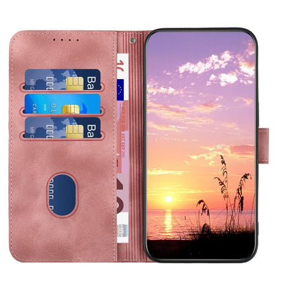 For Redmi K90 Pro Max / Poco F8 Ultra Elephant Head Embossed Phone Leather Case with Lanyard(Pink)